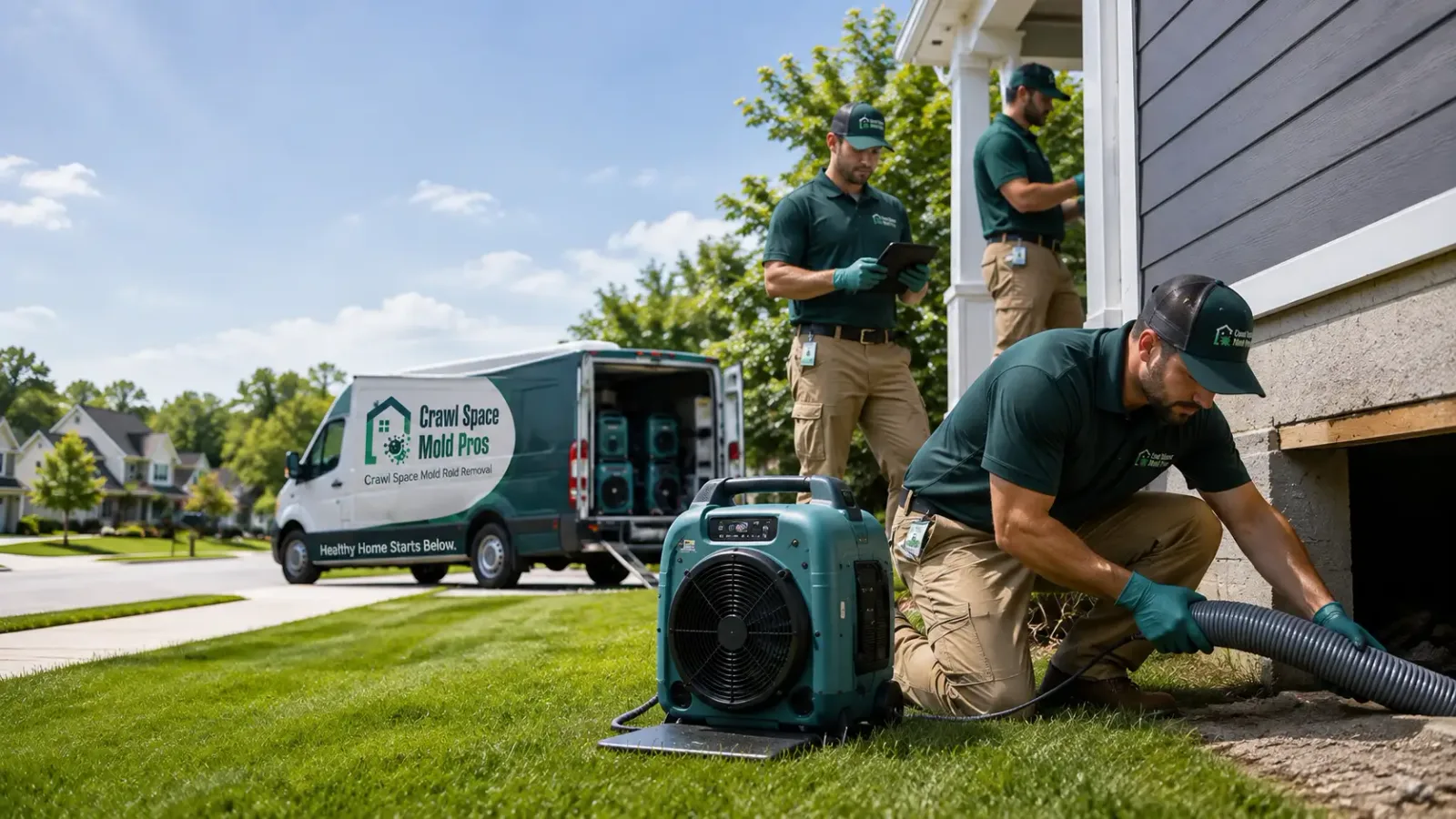 Crawl Space Mold Removal in Saxe, VA